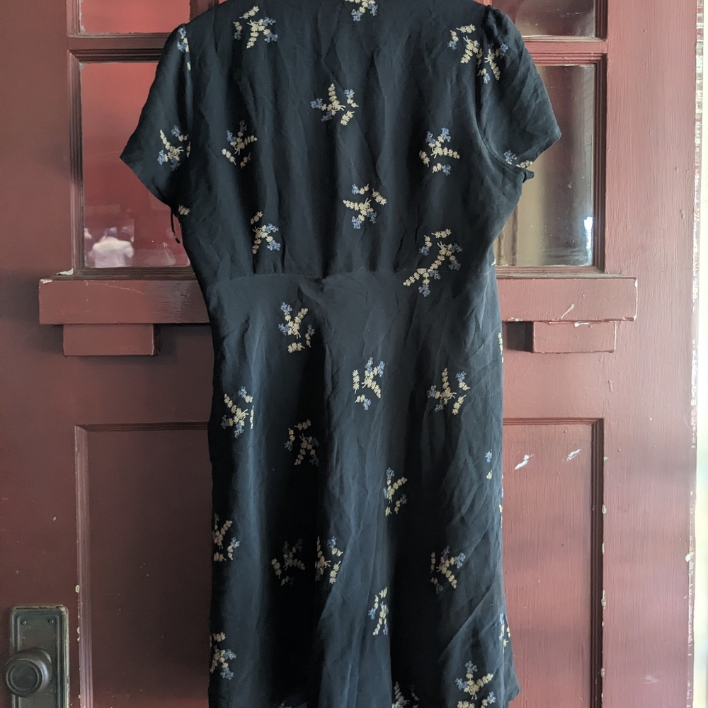 (Host Pick)Madewell Silk Poppy dress in Wild Botanic print - Picture 15 of 15